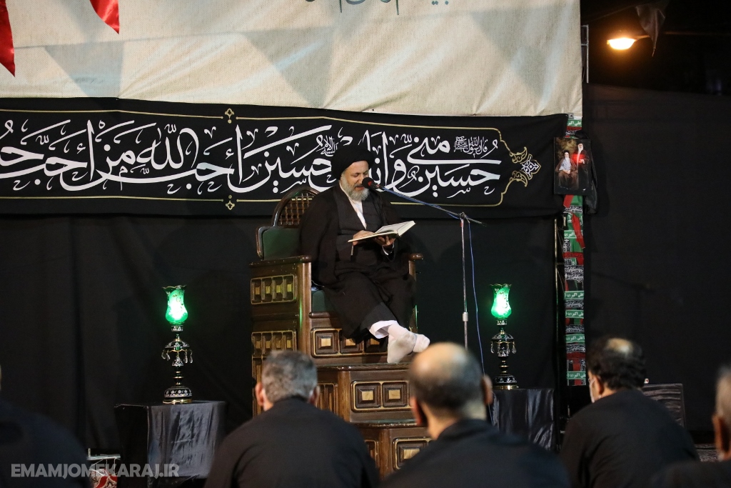 مراسم عزاداری شام غریبان حسینی (علیه‌السلام) در مصلی امام خمینی