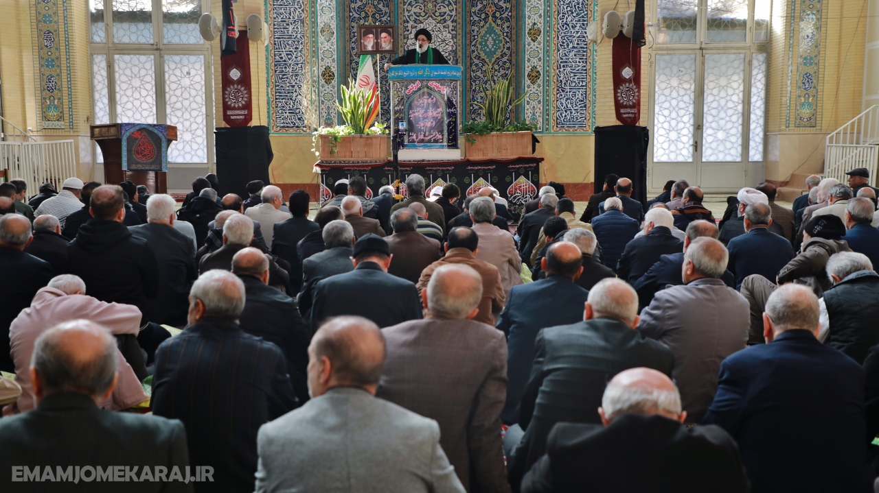 صوت خطبه‌های نماز جمعه بیست و چهارم آذرماه شهرستان کرج