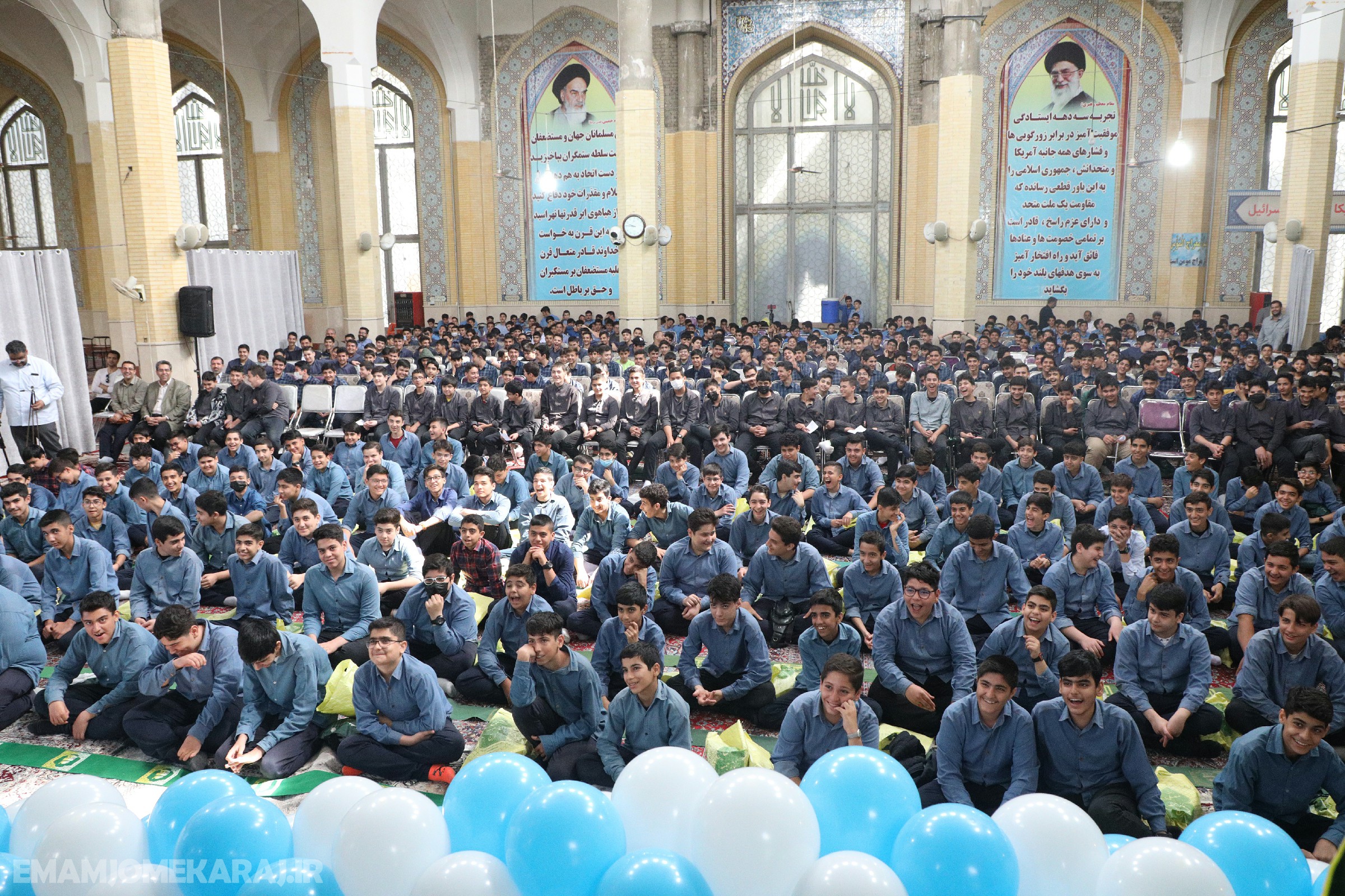 مراسم جشن تکلیف پسران دانش‌آموز با حضور نماینده رهبر معظم انقلاب اسلامی در استان البرز